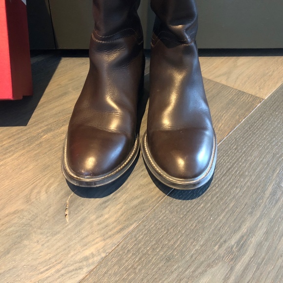 Salvatore Ferragamo brown leather boots - Picture 3 of 11